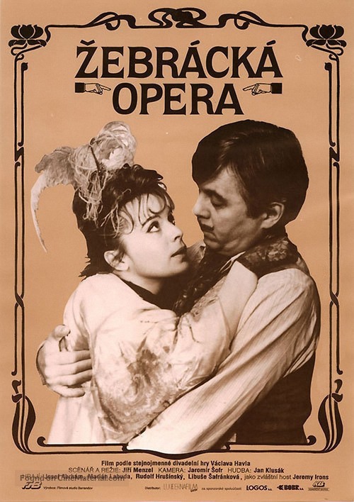 Zebr&aacute;ck&aacute; opera - Czech Movie Poster