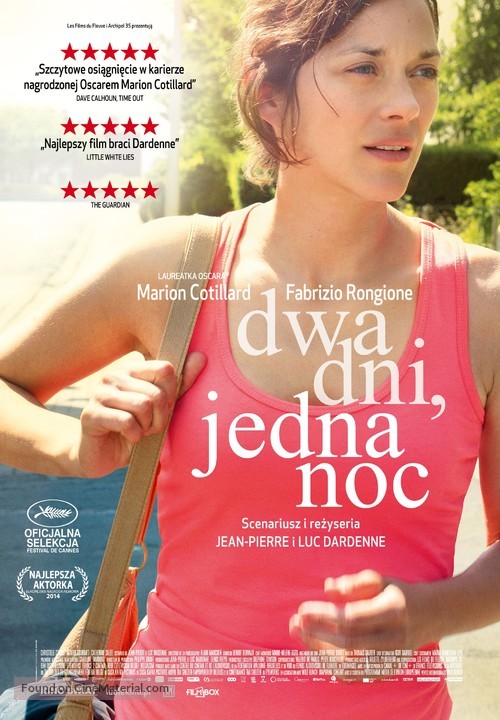 Deux jours, une nuit - Polish Movie Poster