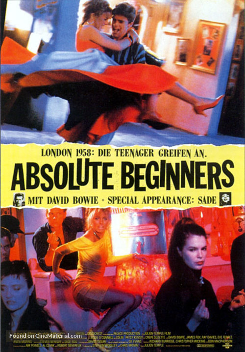 Absolute Beginners - German Movie Poster