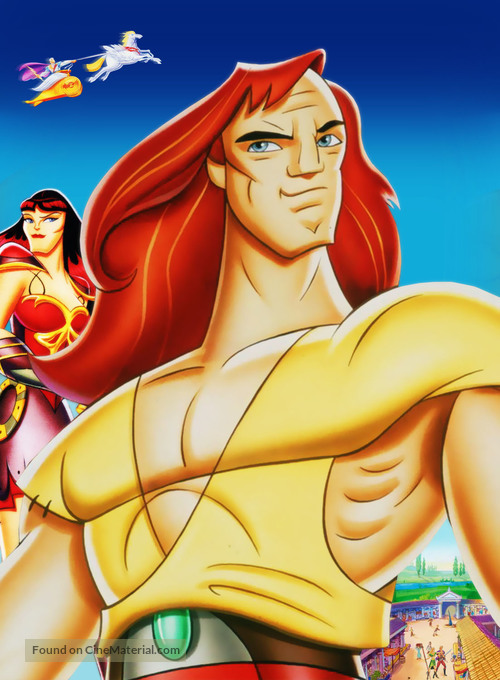 Hercules and Xena - The Animated Movie: The Battle for Mount Olympus - Key art