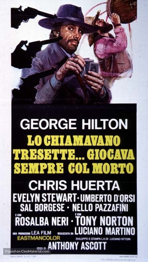 Lo chiamavano Tresette... giocava sempre col morto - Italian Movie Poster