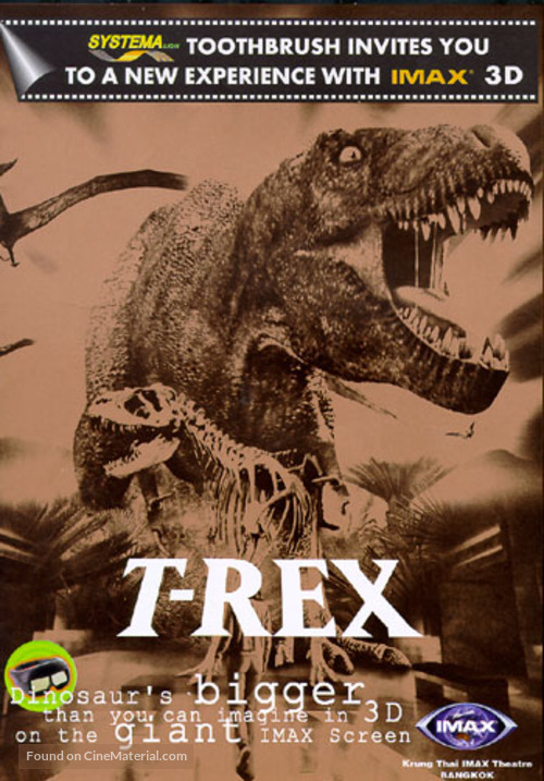 T-Rex: Back to the Cretaceous - Thai poster