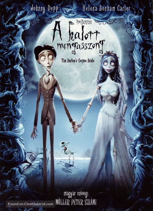 Corpse Bride - Hungarian DVD movie cover