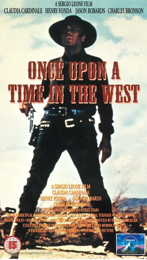 C&#039;era una volta il West - British VHS movie cover