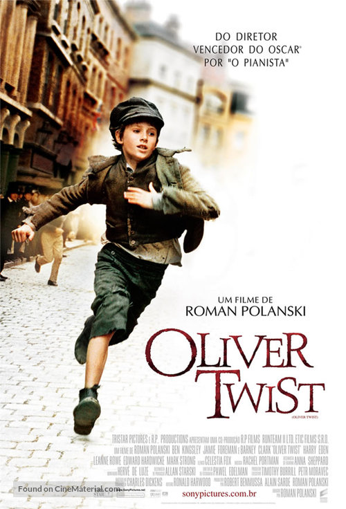 Oliver Twist - Brazilian poster