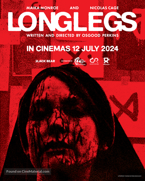 Longlegs - Malaysian Movie Poster