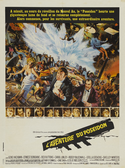 The Poseidon Adventure - French Movie Poster