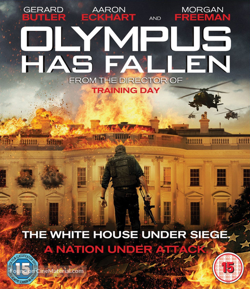 Olympus Has Fallen - British Blu-Ray movie cover