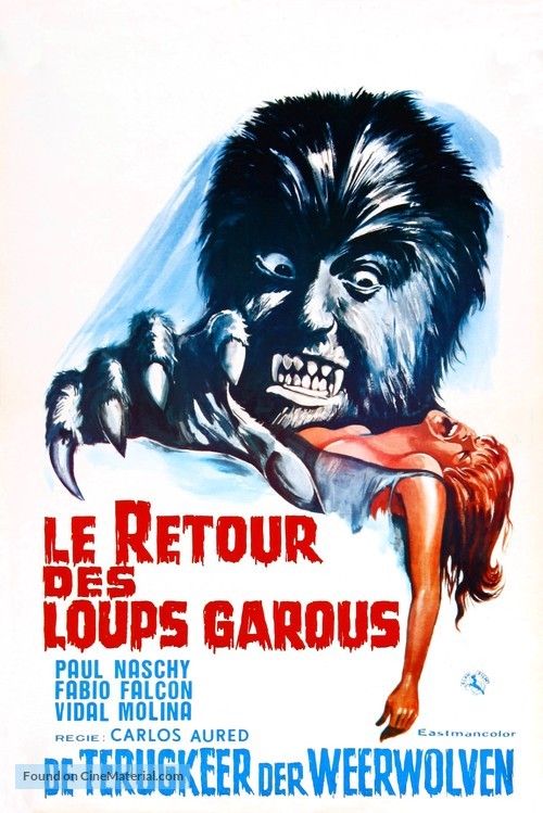 Retorno de Walpurgis, El - Belgian Movie Poster