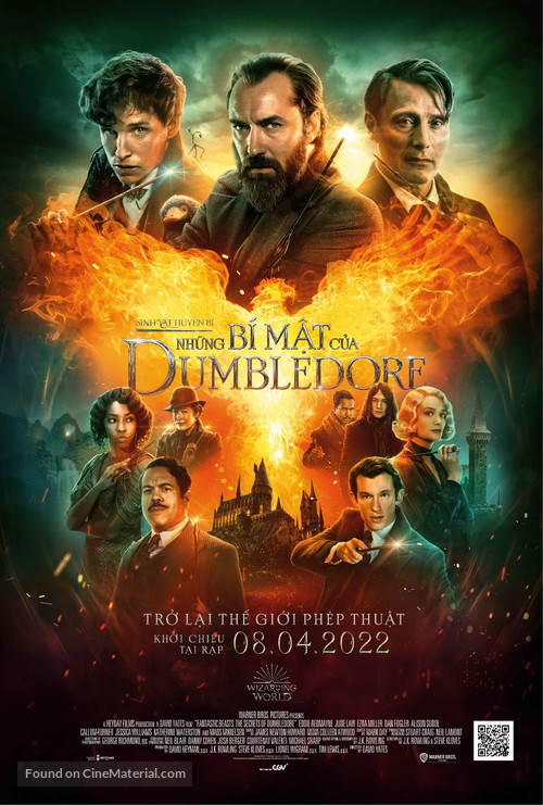 Fantastic Beasts: The Secrets of Dumbledore - Vietnamese Movie Poster