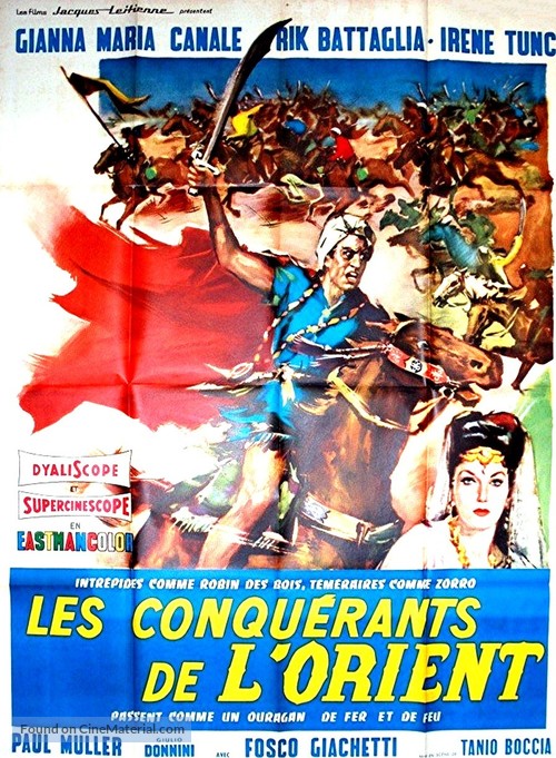 Il conquistatore dell&#039;Oriente - French Movie Poster