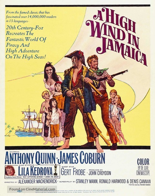 A High Wind in Jamaica - Movie Poster