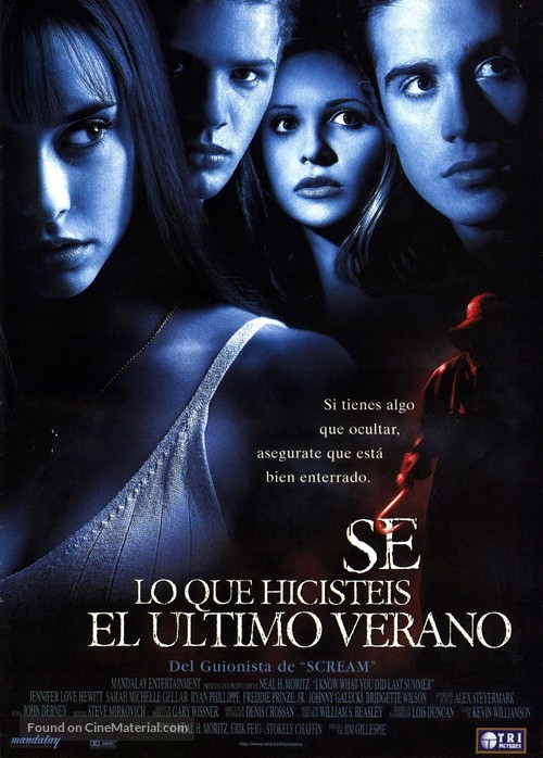 I Know What You Did Last Summer - Spanish Movie Poster