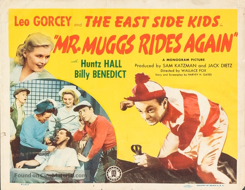 Mr. Muggs Rides Again - Movie Poster