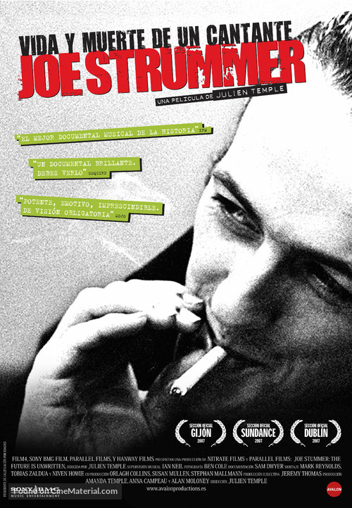 Joe Strummer: The Future Is Unwritten - Spanish Movie Poster