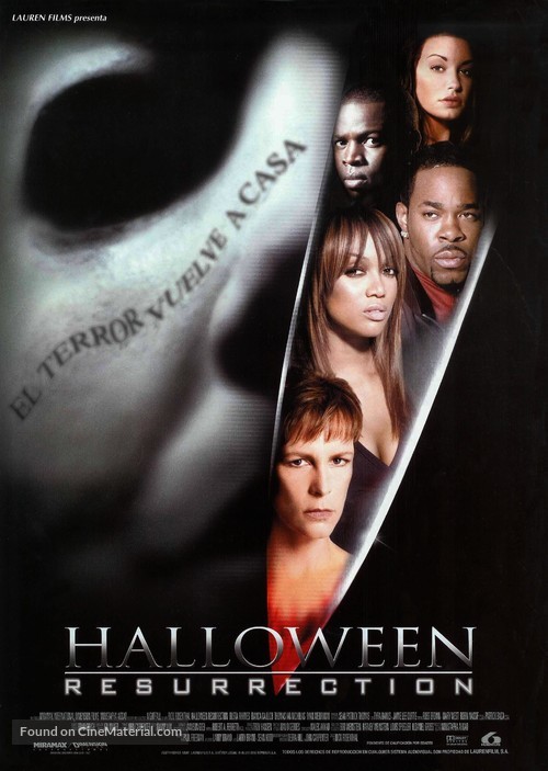 Halloween Resurrection - Spanish Movie Poster