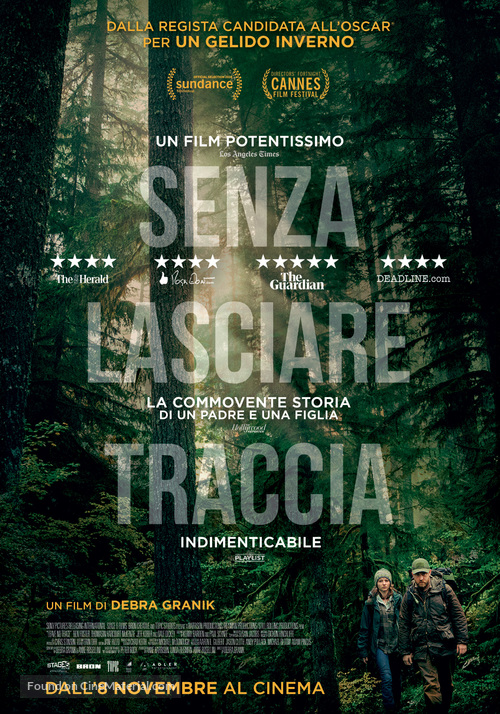 Leave No Trace - Italian Movie Poster