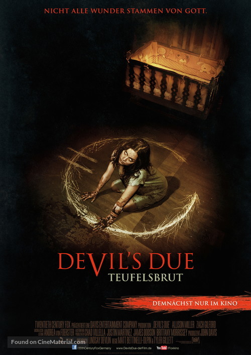 Devil&#039;s Due - German Movie Poster