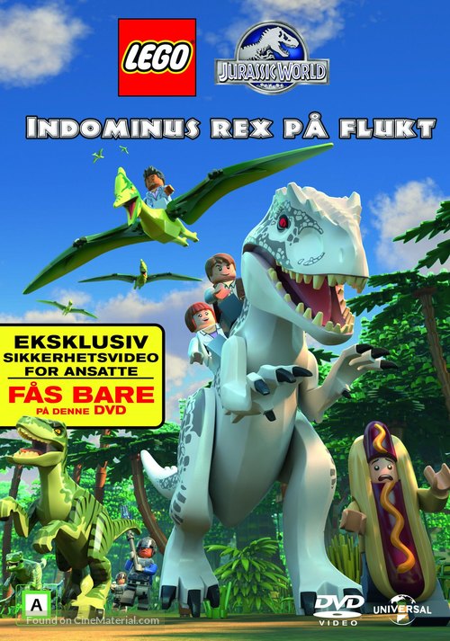 &quot;Lego Jurassic World: The Indominus Escape&quot; - Norwegian DVD movie cover