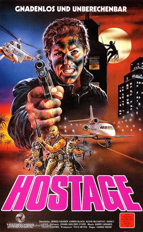Hostage - German VHS movie cover