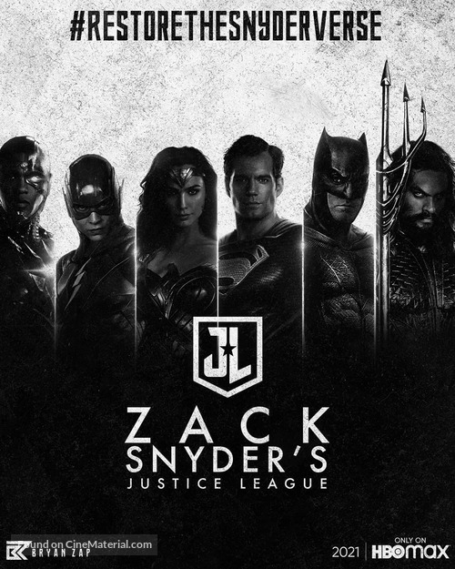 Zack Snyder S Justice League 2021 Movie Poster