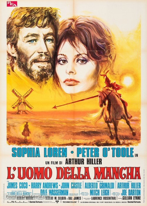 Man of La Mancha - Italian Movie Poster
