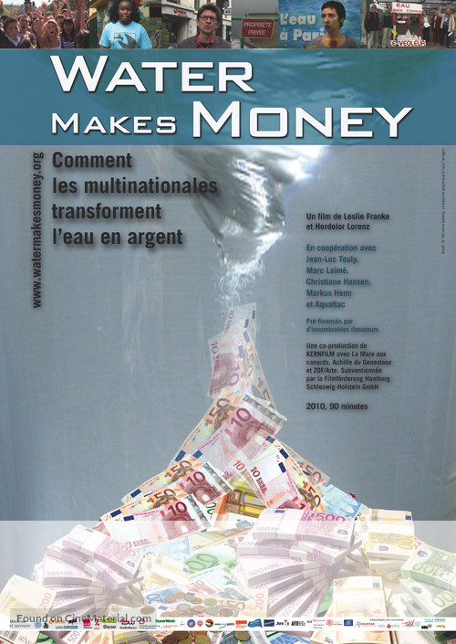 Water Makes Money - French Movie Poster