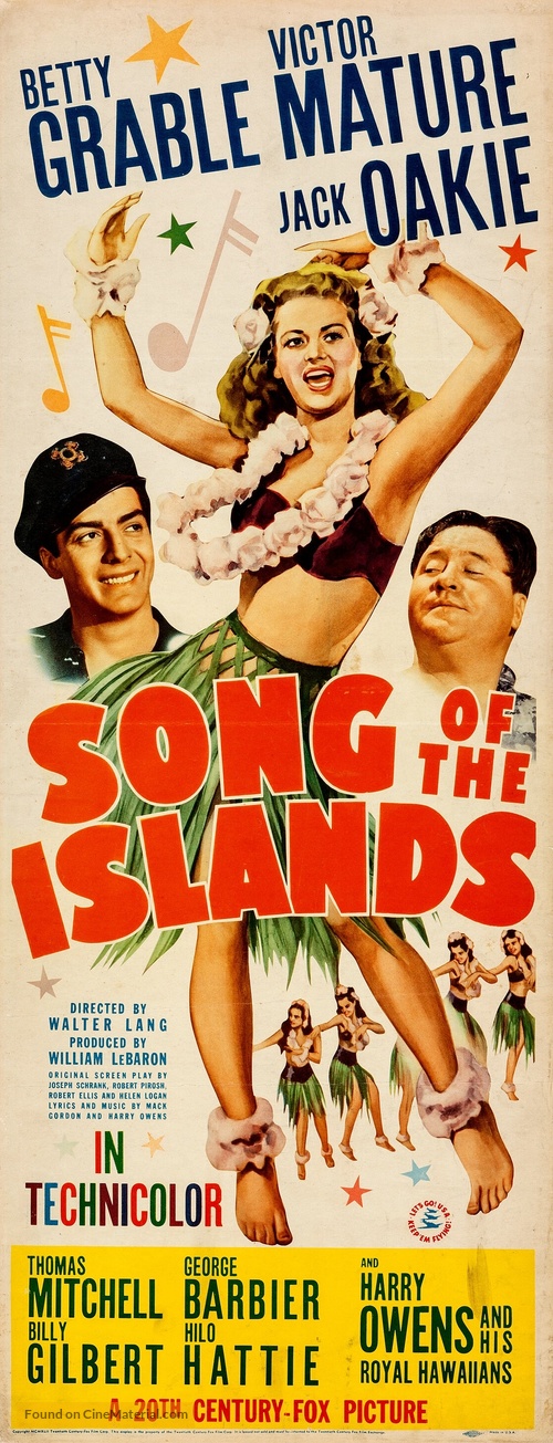 Song of the Islands - Movie Poster