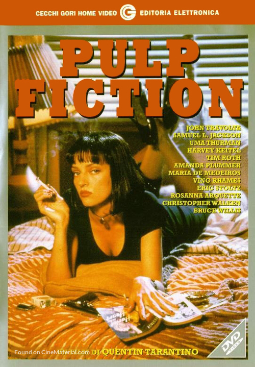 Pulp Fiction - Italian DVD movie cover