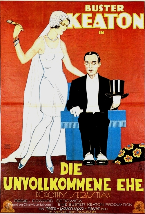Spite Marriage - German Movie Poster