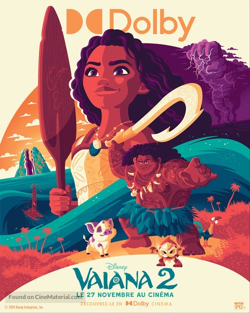 Moana 2 - French Movie Poster