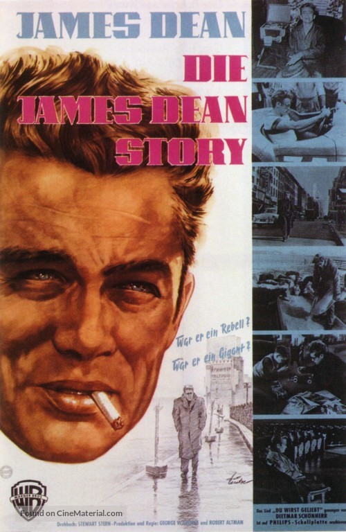 The James Dean Story - German Movie Poster