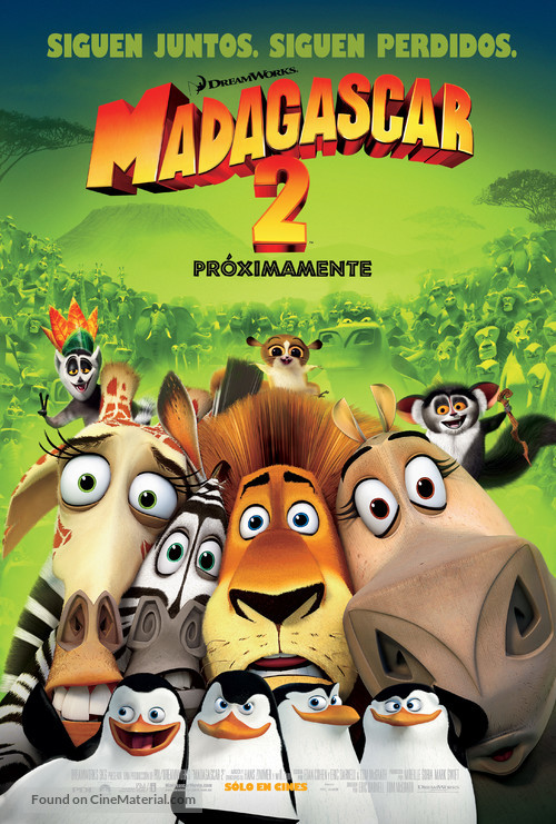 Madagascar: Escape 2 Africa - Mexican Movie Poster