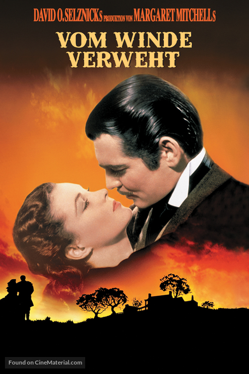Gone with the Wind - German DVD movie cover