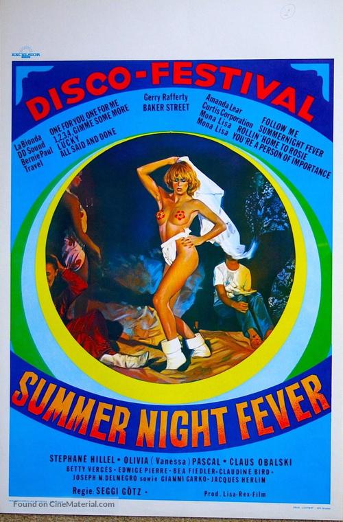 Summer Night Fever - Belgian Movie Poster