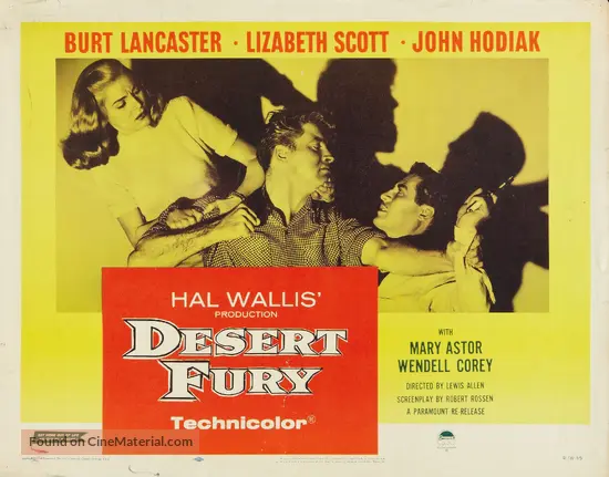 Desert Fury - Movie Poster