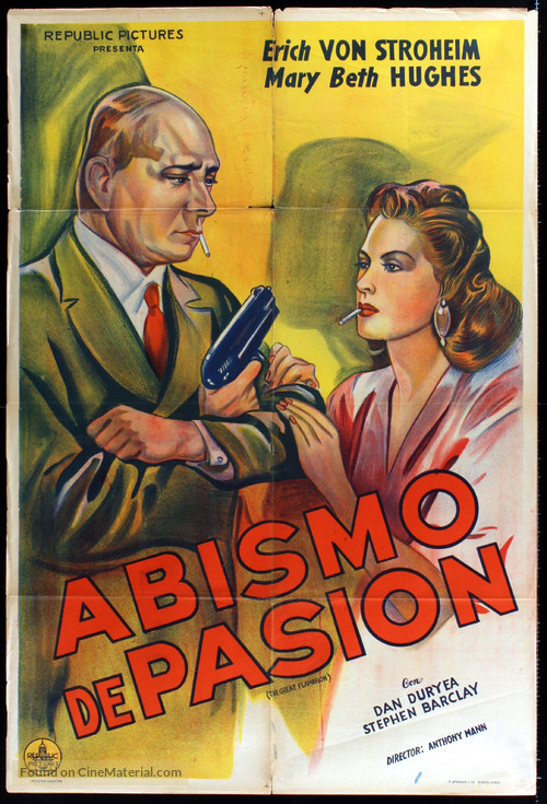 The Great Flamarion - Argentinian Movie Poster