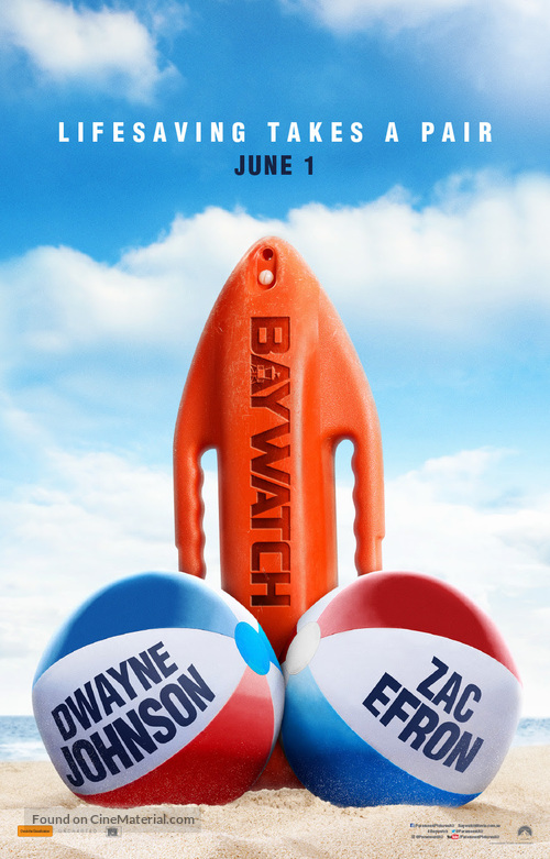 Baywatch - Australian Movie Poster