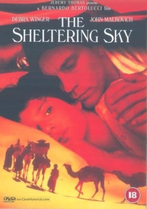 The Sheltering Sky - British DVD movie cover