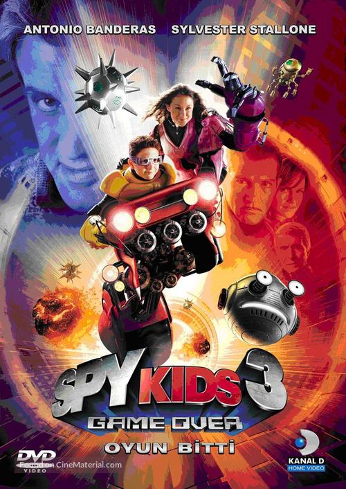 SPY KIDS 3-D : GAME OVER - Turkish DVD movie cover