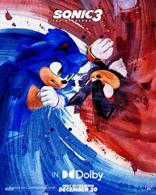 Sonic the Hedgehog 3 - Movie Poster