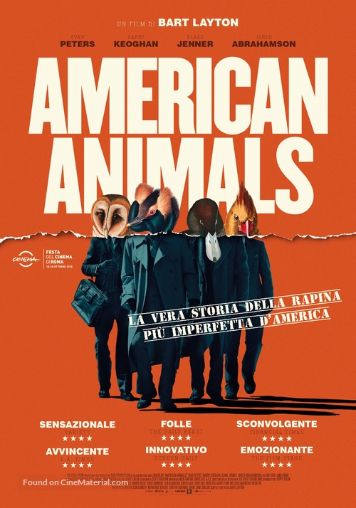 American Animals - Italian Movie Poster