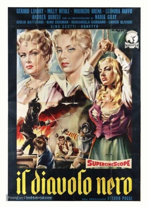 Il diavolo nero - Italian Movie Poster