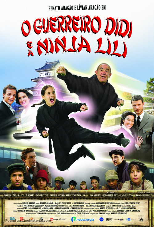 O Guerreiro Didi e a Ninja Lili - Brazilian Movie Poster