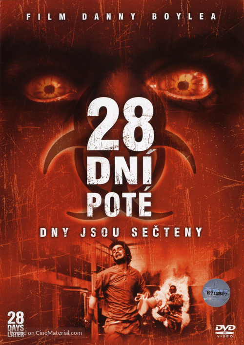 28 Days Later... - Czech DVD movie cover