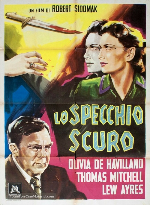 The Dark Mirror - Italian Movie Poster