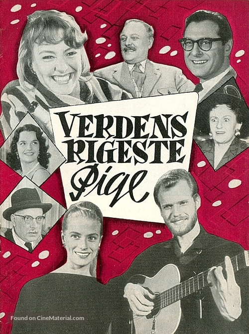 Verdens rigeste pige - Danish Movie Poster