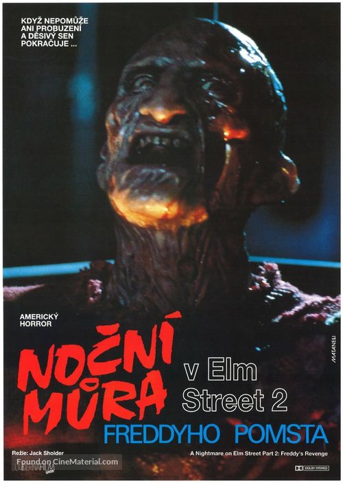 A Nightmare On Elm Street Part 2: Freddy&#039;s Revenge - Czech Movie Poster