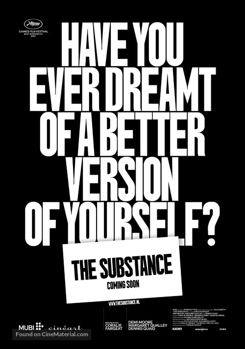 The Substance - Dutch Movie Poster