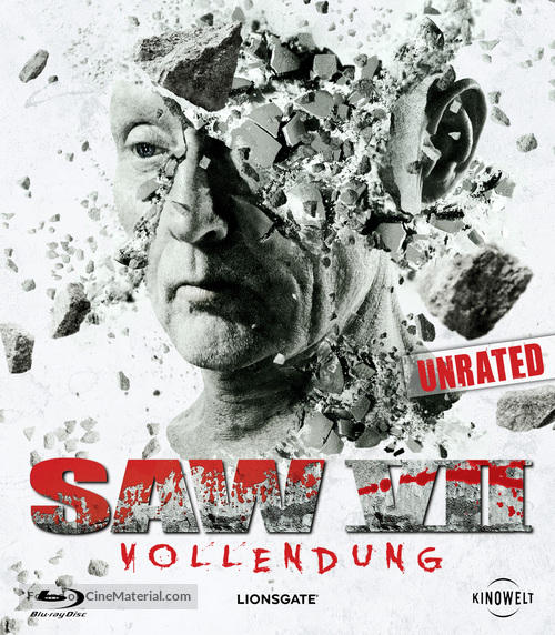 Saw 3D - German Blu-Ray movie cover